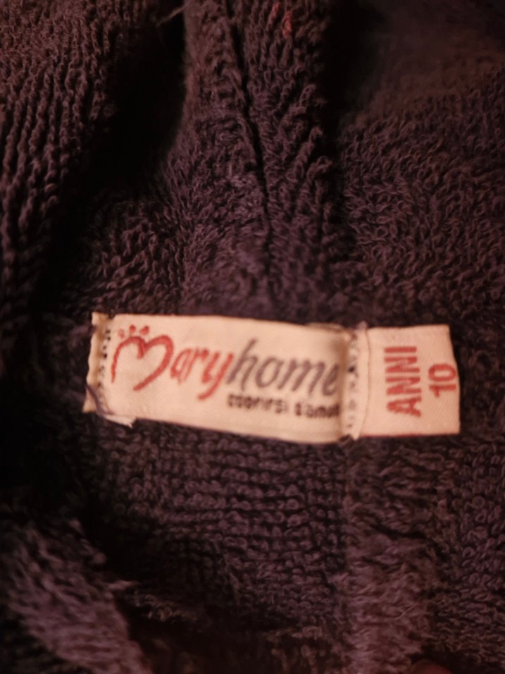 Erkek Çocuk Lacivert Kapüşonlu Bornoz - Görsel 3