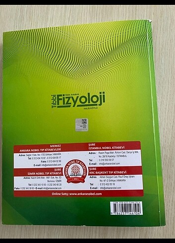  TIBBİ FİZYOLOJİ KİTABI TIP 