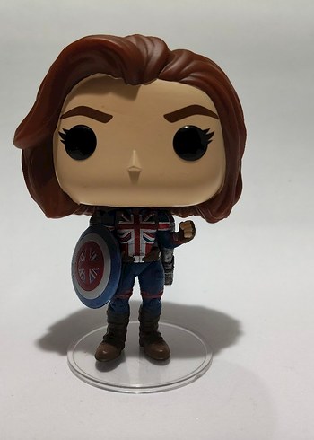 Funko pop Marvel Captian Carter Kutusuz - Görsel 2