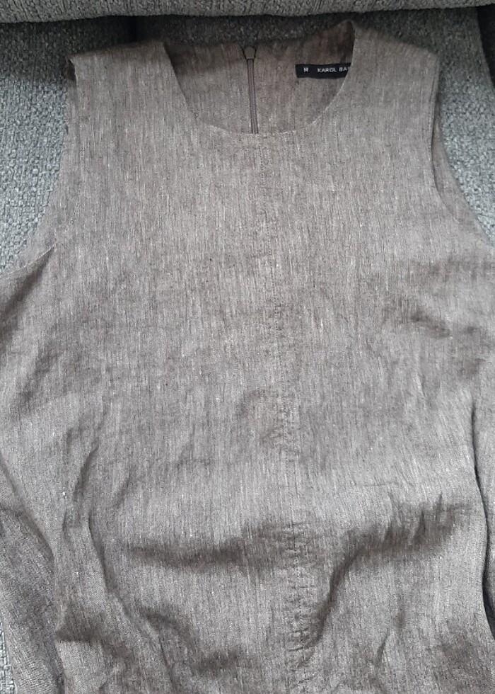 Kadın Kolsuz Elbise - Görsel 2