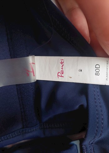 Koyu Mavi Mini Bikini Şort Takımı - Görsel 6