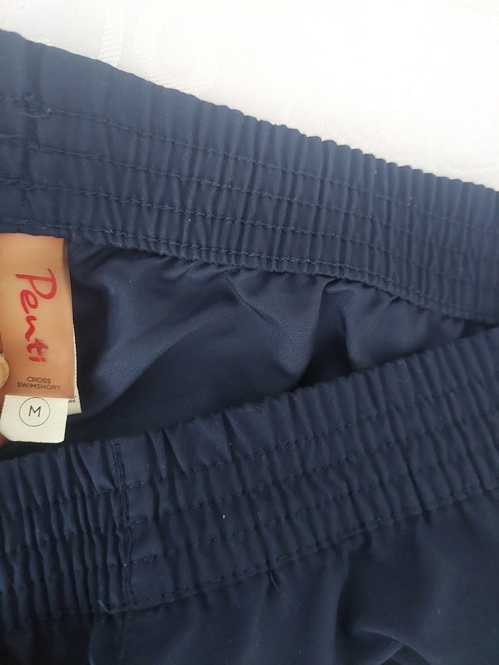 Koyu Mavi Mini Bikini Şort Takımı - Görsel 3