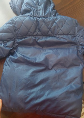 Düğmeli Lacivert Erkek Çocuk Mont - Görsel 5