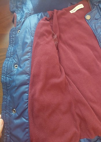 Düğmeli Lacivert Erkek Çocuk Mont - Görsel 2