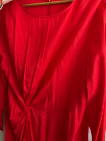 xl Beden kırmızı Renk H&m elbise