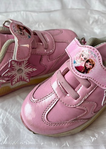 Pembe Kız Çocuk Spor Ayakkabı Velcro Bantlı