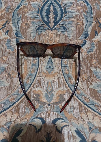 Kahverengi Tokalı Retro Kadın Gözlüğü - Görsel 3