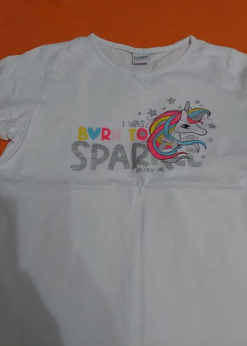 Kız Çocuk Baskılı Tişört ve tayt - Görsel 2