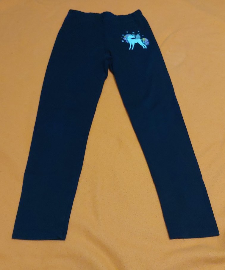 Kız Çocuk Baskılı Tişört ve tayt - Görsel 4