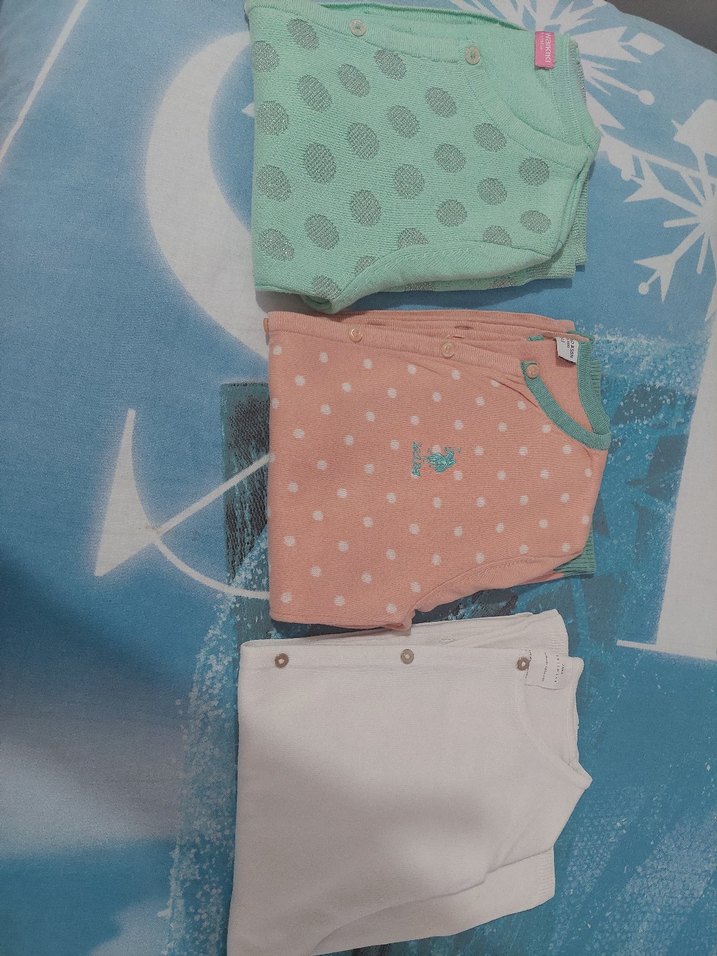 Kızlar için Renkli Pamuklu Düğmeli hırka - Görsel 3