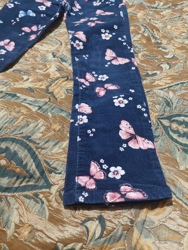 Kelebek Desenli Kız Pantolon - Görsel 4