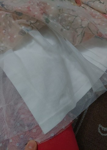 Kız Çocuk Çiçekli Dantelli Bohem Elbise - Görsel 8