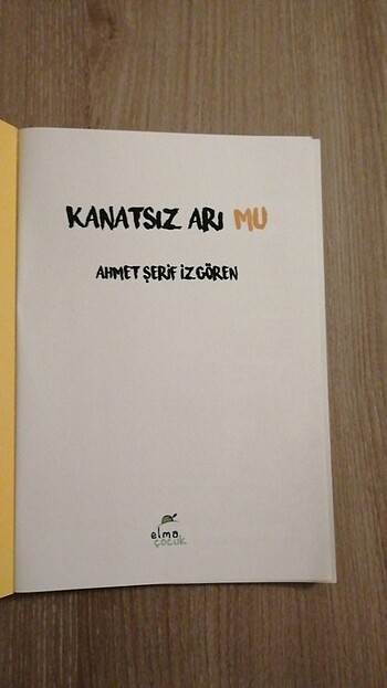 KANATSIZ ARI MU YAZAR. AHMET ŞERİF İZGÖREN