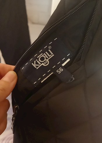 Erkek Siyah Yüksek Yakalı Fermuarlı Mont - Görsel 3