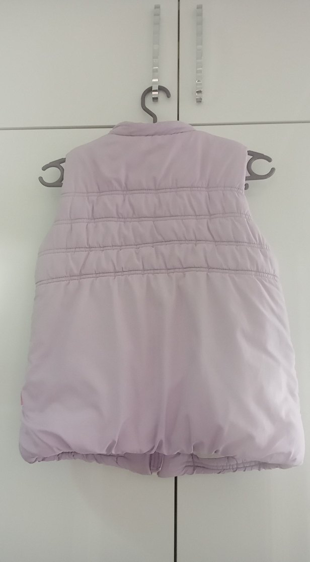 Kız Çocuk Fermuar lila yelek - Görsel 2