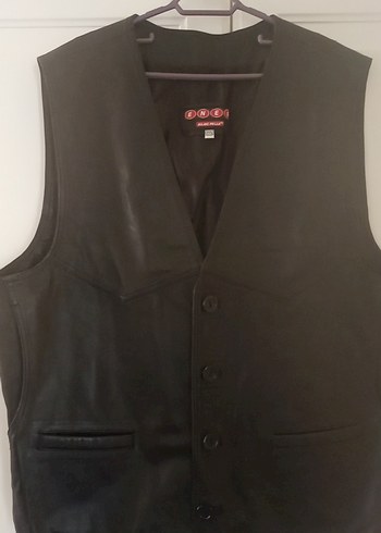 orijinalden deri erkek yeleği - Görsel 2