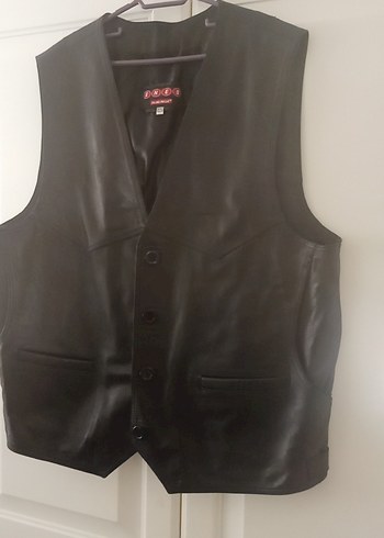 orijinalden deri erkek yeleği - Görsel 3