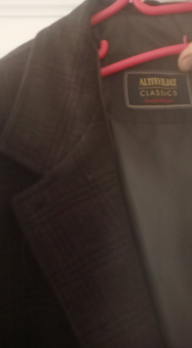 Düğmeli Siyah Erkek Ofis Takım Elbise - Görsel 4