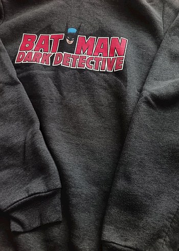 Koton Kapüşonlu Batman Baskılı Erkek Sweatshirt