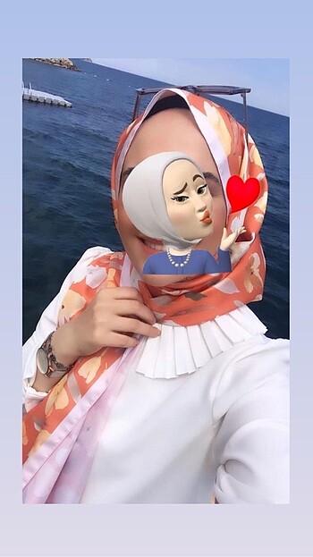 Fresh scarf turuncu şal