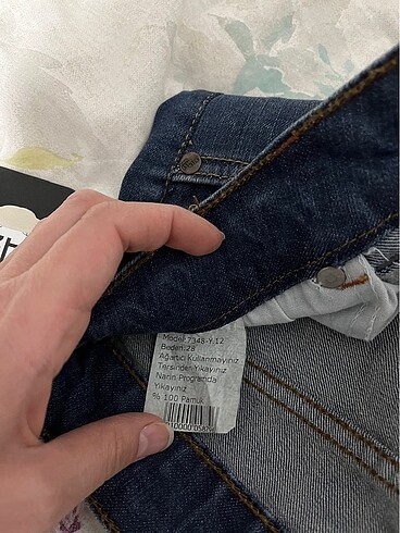 28 Beden Kadın denim 28 beden boru paça
