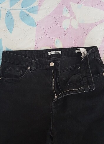 defacto siyah mom jeans