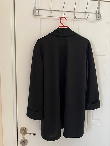 xl Beden siyah Renk Double krep ceket /krep kumaş