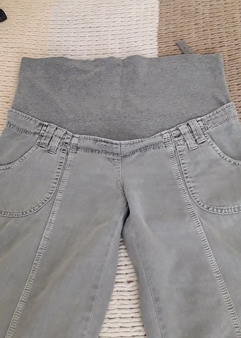 LC Waikiki Gri Rahat Hamile Kot Pantolon