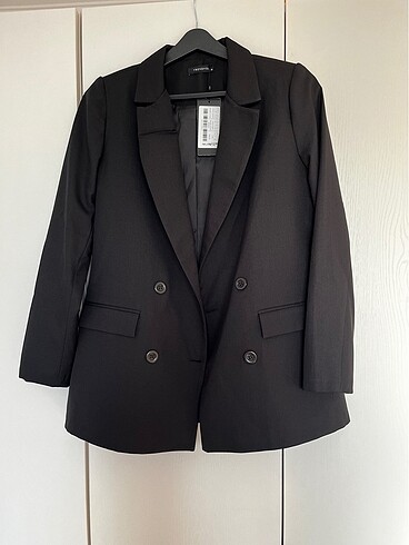 38 Beden Trendyol siyah blazer ceket