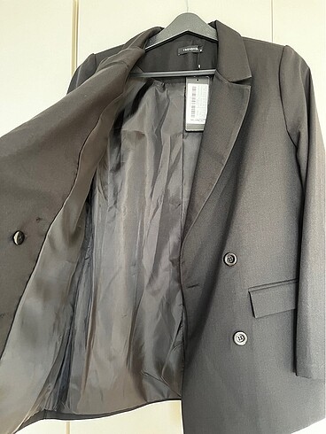 38 Beden siyah Renk Trendyol siyah blazer ceket