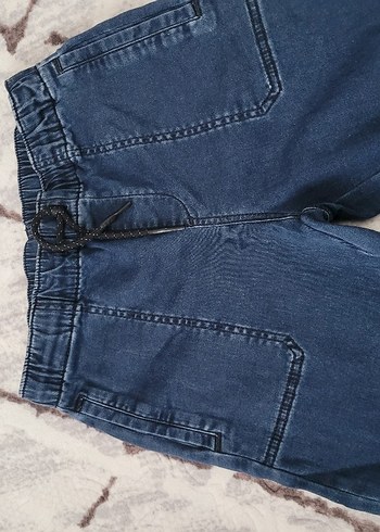 8 Yaş Beden lacivert Renk Erkek Çocuk Gri Bol Kesim Kot Pantolon
