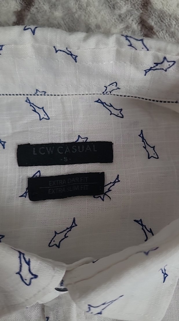 Düğmeli Kısa Kollu Erkek Gömlek - Görsel 3