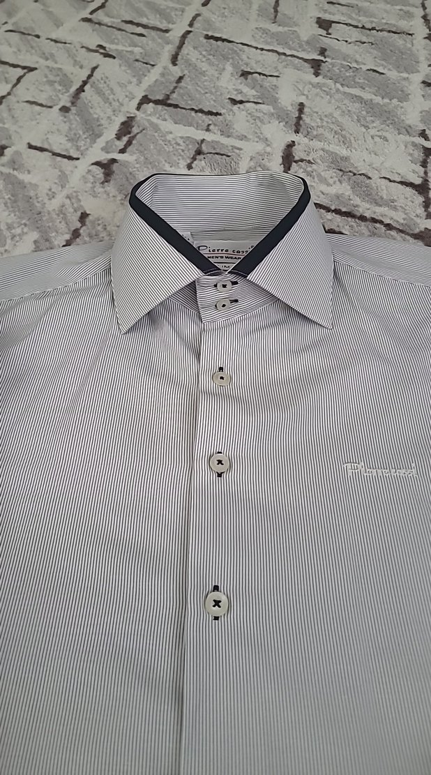 Gri Regular Fit Uzun Kollu Erkek Gömlek - Görsel 2