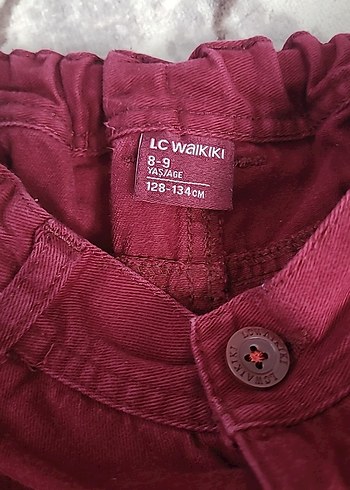 Bordo çocuk pantalon - Görsel 3