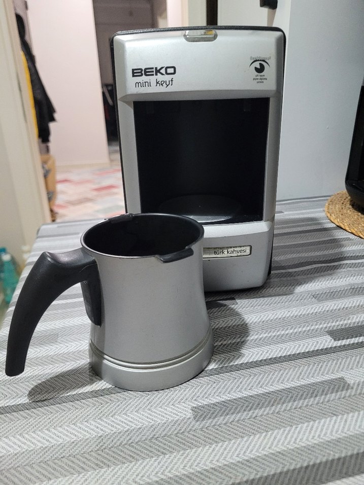 BEKO Mini Keyf Gri Türk Kahvesi Makinesi - Görsel 5
