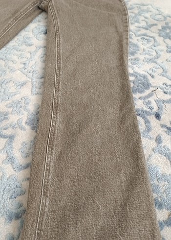LC Waikiki Bej Kadın Rahat Kesim Midi Kot Pantolon