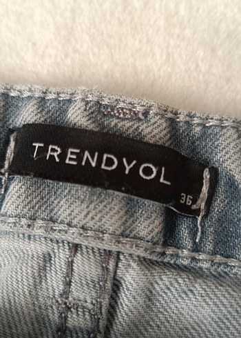 Gri Rahat Kesim Kadın Jean Pantolon - Görsel 5