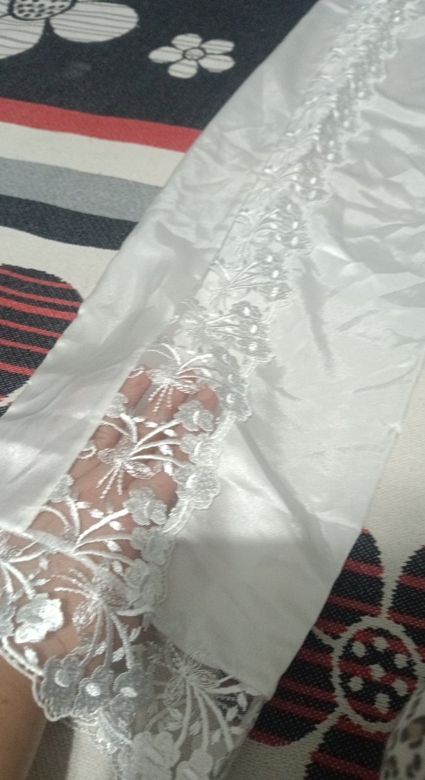 Beyaz Straplez A Kesim gecelik - Görsel 2