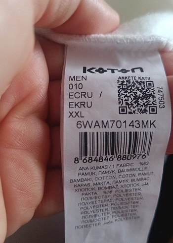 Kadın Beyaz Yarım Fermuarlı Sweatshirt - Görsel 4