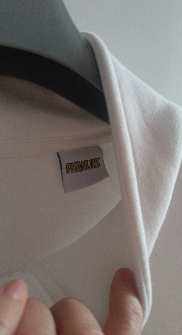 Kadın Beyaz Yarım Fermuarlı Sweatshirt - Görsel 3