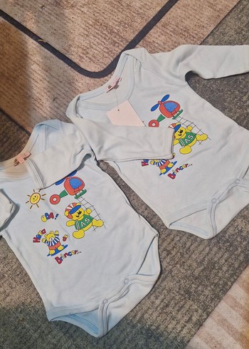 Baskılı Erkek Bebek Kolsuz Body - Görsel 3