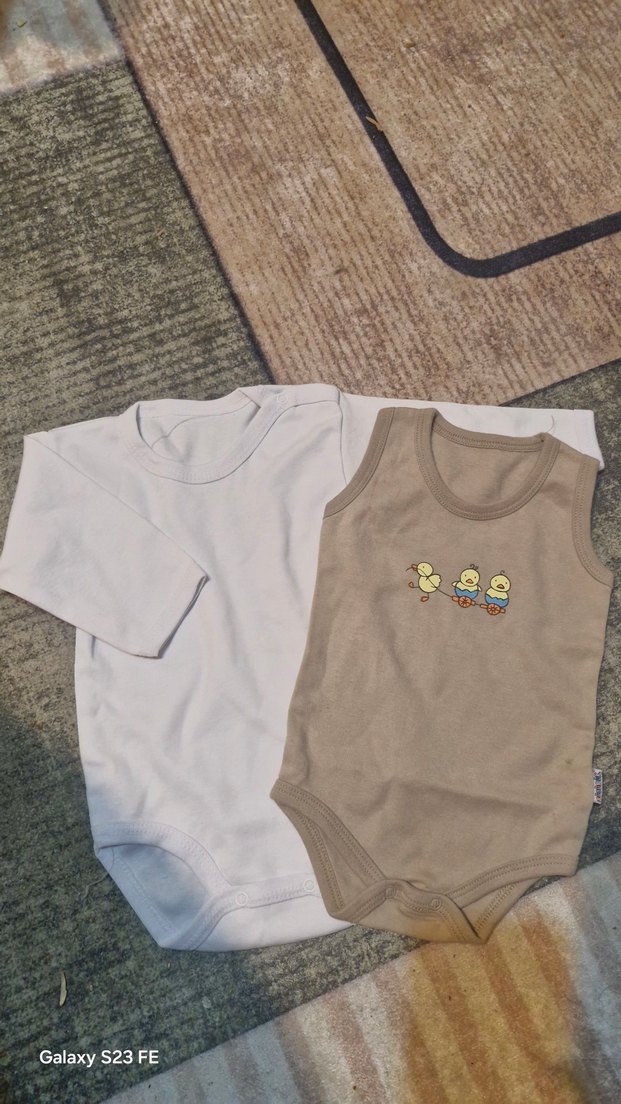 Baskılı Erkek Bebek Kolsuz Body - Görsel 4