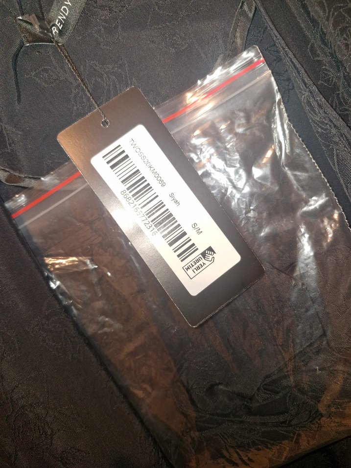 Uzun Siyah Bohem Kadın Kimono - Görsel 4