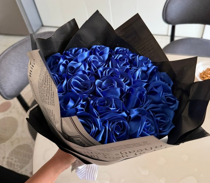 Mavi Gül Buketi - Görsel 2