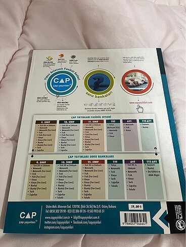 kimya TYT soru bankası ÇAP yayınları - Görsel 2