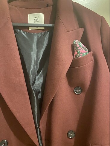 38 Beden Bordo ceket
