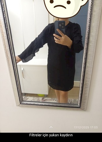 SİYAH DAVET ELBİSESİ - Görsel 3