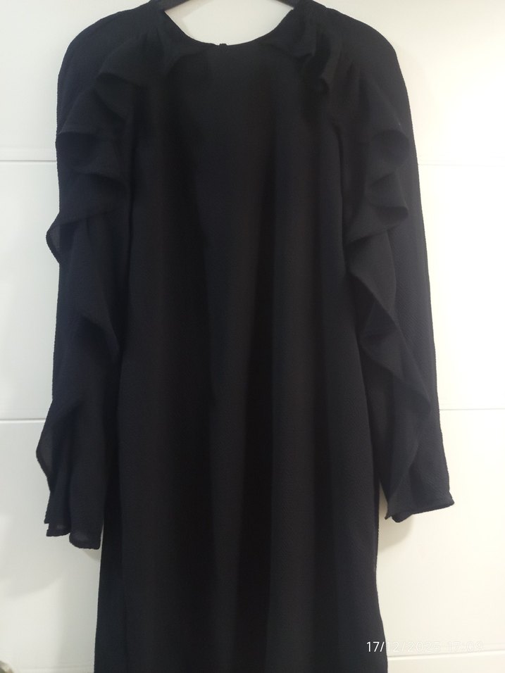 SİYAH DAVET ELBİSESİ - Görsel 4