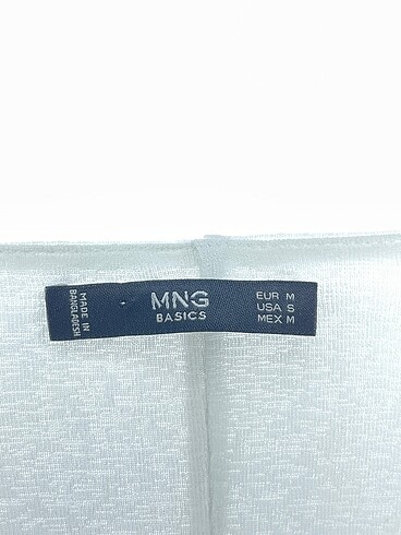 m Beden beyaz Renk Mango Bluz %70 İndirimli.