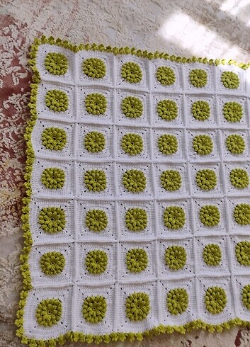 Beden Örgü bebek battaniyesi